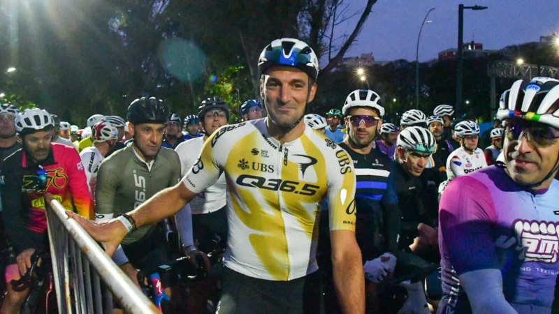 Lionel Scaloni fue protagonista del Gran Fondo Buenos Aires: miles de ciclistas en avenidas y autopistas porteñas