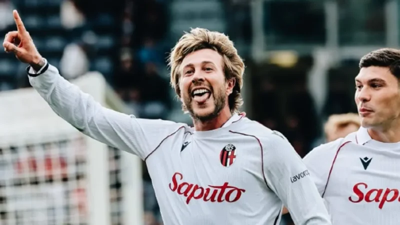 Bologna derrotó al Cagliari y escala posiciones en la Serie A