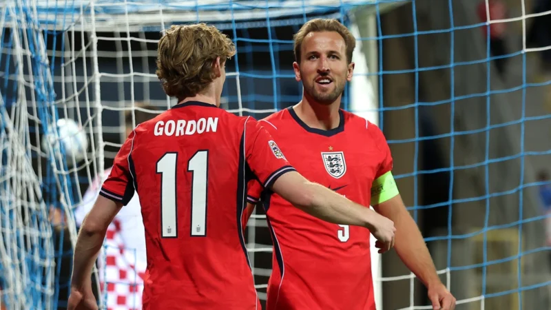 Inglaterra aplastó a Croacia con espectacular 7-0 liderado por Harry Kane y Jude Bellingham