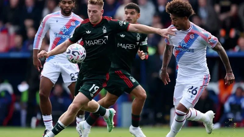 Crystal Palace se lo dio vuelta al Nottingham Forest y crece en la Premier League