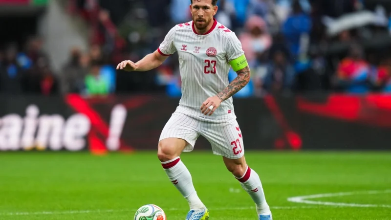 Pierre Hojbjerg salió lesionado en Dinamarca y lo padecerá Marsella