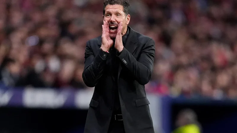 Diego Simeone: «Para llegar a donde queremos con el Atlético no nos alcanza con el 100%»