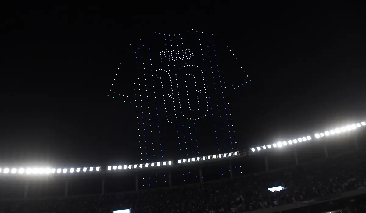 Celta de Vigo se burló de la Selección Argentina por el show de drones de la despedida de Messi