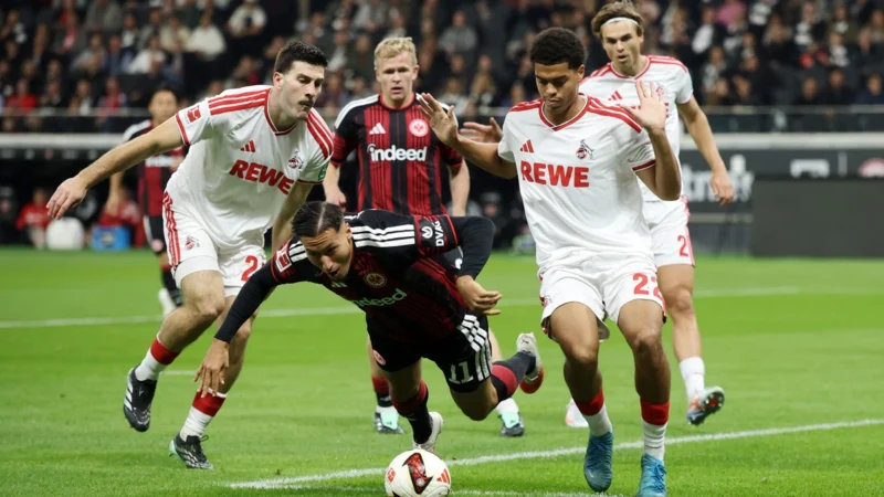 Frankfurt recuperó la memoria y le ganó a Colonia en Bundesliga