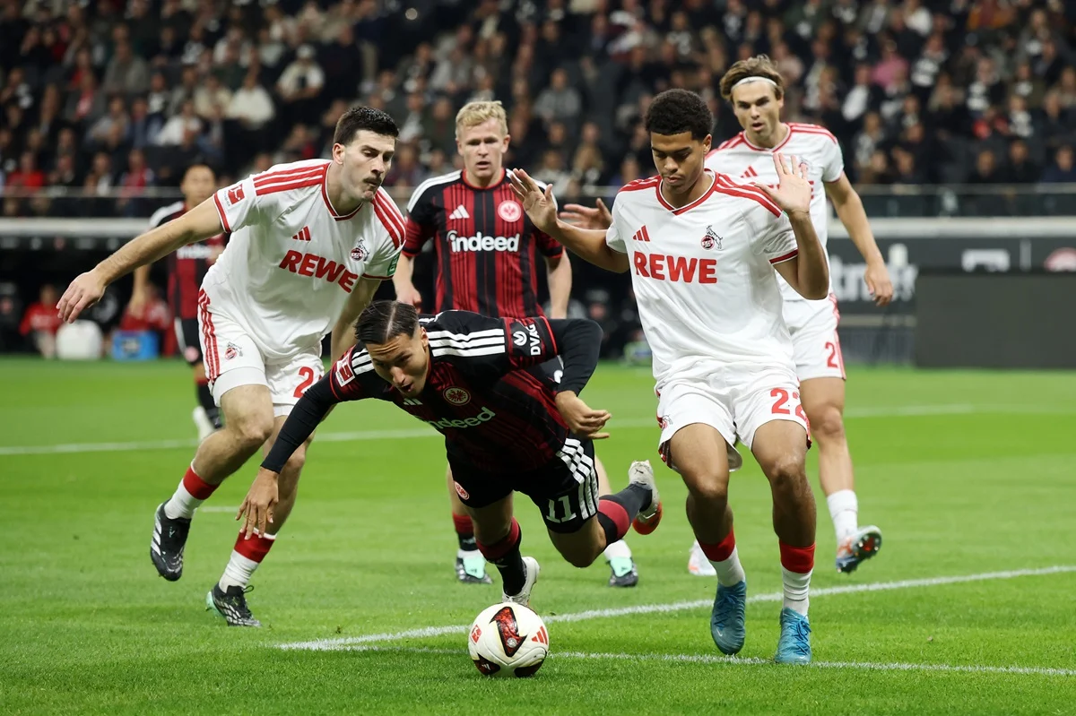 Frankfurt recuperó la memoria y le ganó a Colonia en Bundesliga