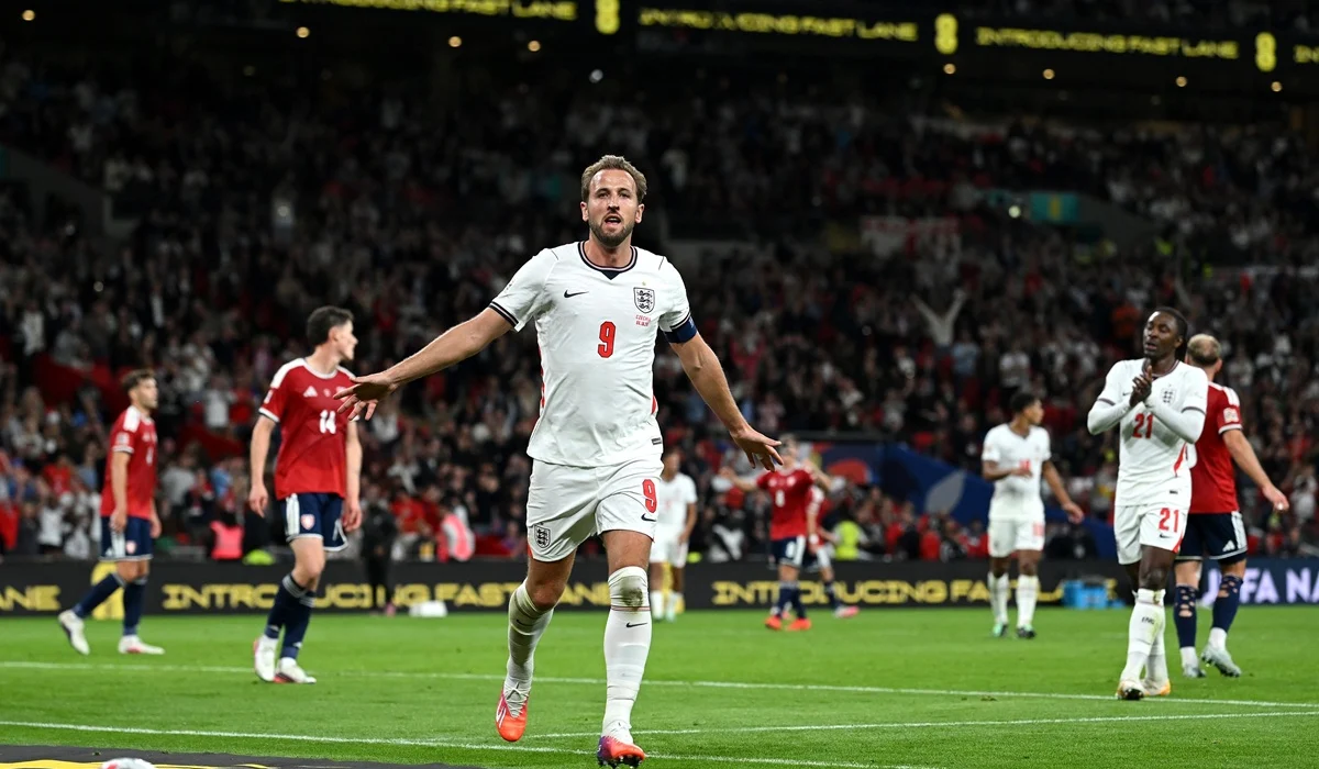Harry Kane gritó su gol número 90 con Inglaterra y es el séptimo futbolista en alcanzar la cifra en selecciones