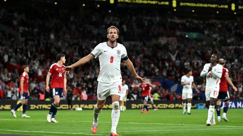 Harry Kane gritó su gol número 90 con Inglaterra y es el séptimo futbolista en alcanzar la cifra en selecciones