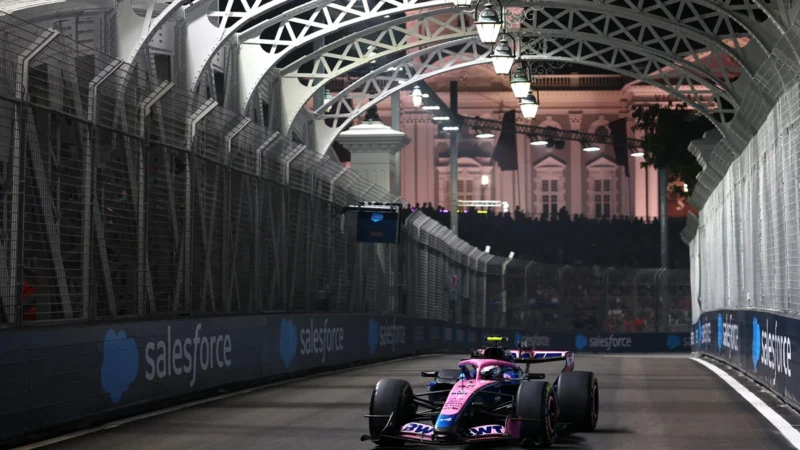 Franco Colapinto quedó al borde de la Q3 y largará 11° en la Sprint del GP Singapur de Fórmula 1