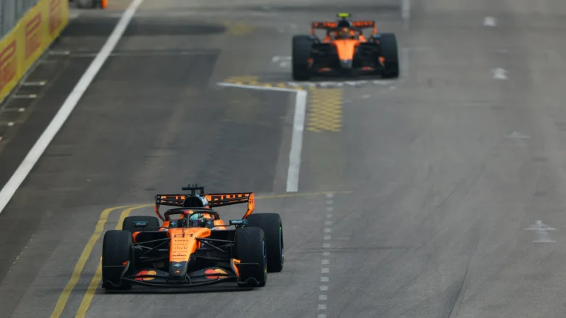 Finalmente, Lando Norris hizo la gran Colapinto en Singapur