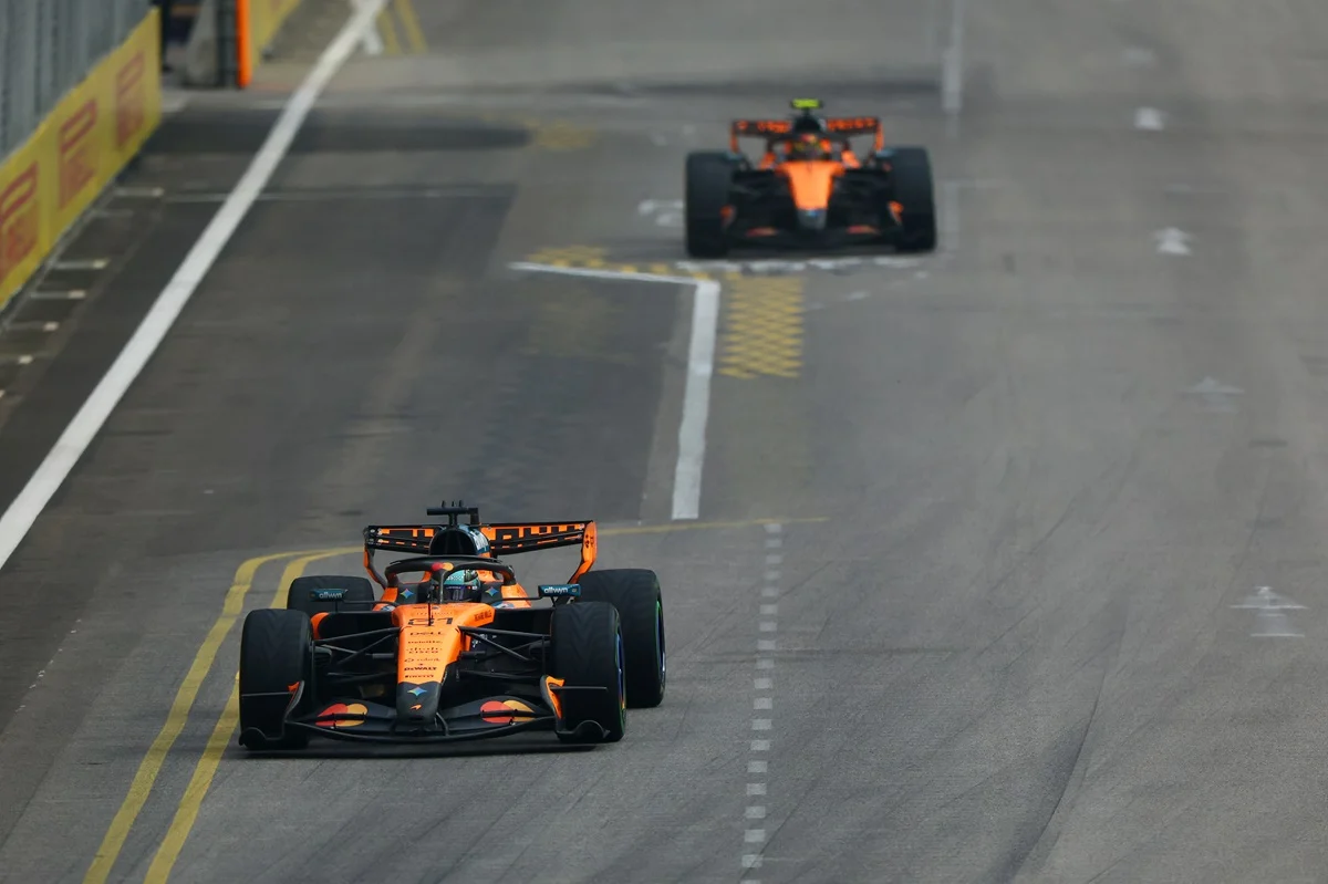 Finalmente, Lando Norris hizo la gran Colapinto en Singapur