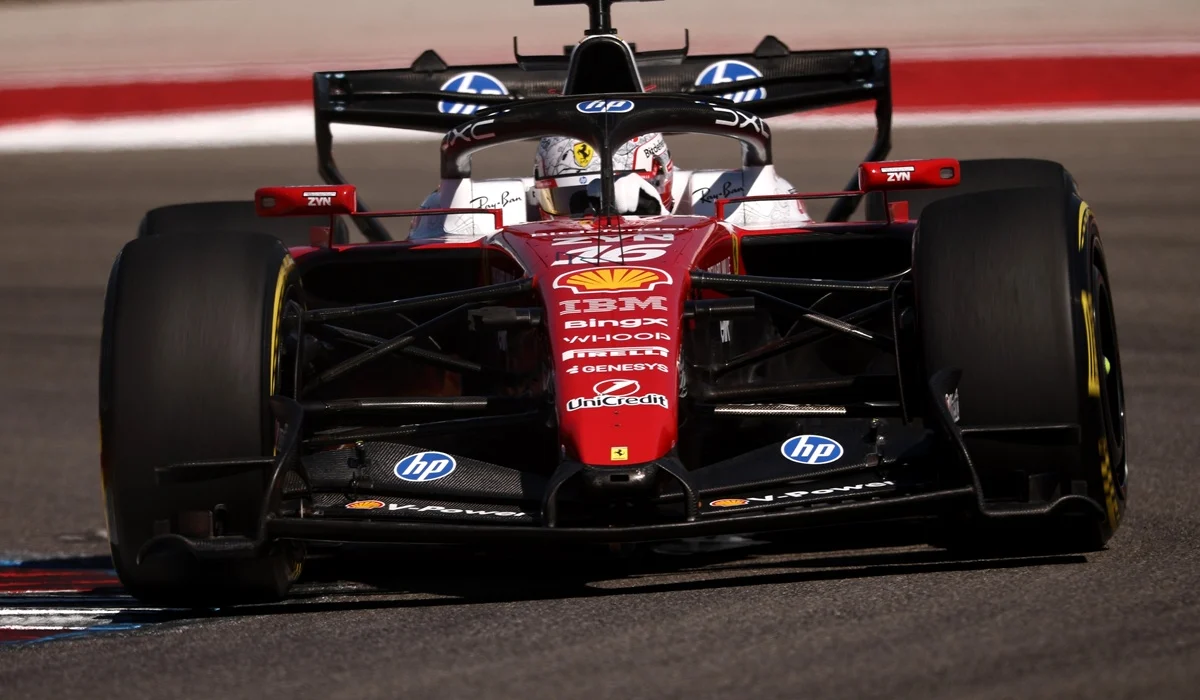 Leclerc fue el más veloz en la P1 y Colapinto acabó en el puesto 17