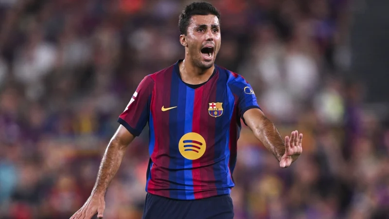 Sorpresa en Barcelona porque Rodri será suplente ante PSG
