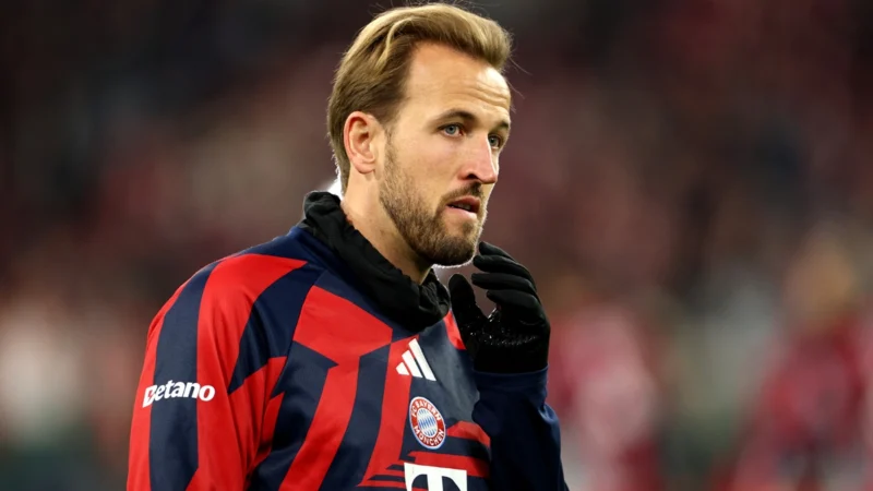 Harry Kane pasó de Balón de Oro a suplente de Bayern Munich en 48 horas