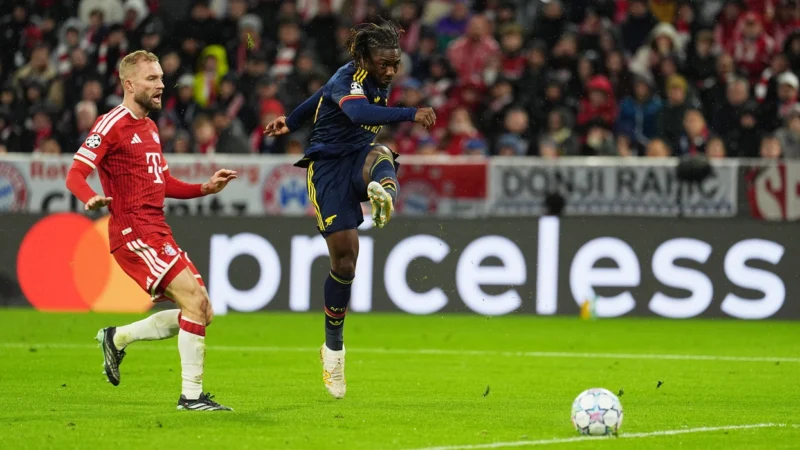 Eberechi Eze reemplazó a Bukayo Saka y marcó en Bayern Múnich – Arsenal