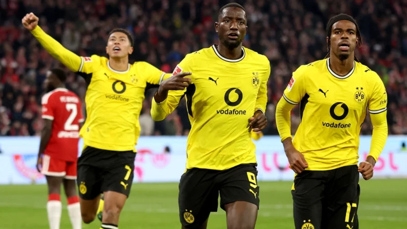 Borussia Dortmund le sacó un empate agónico a Bayern Munich en Der Klassiker
