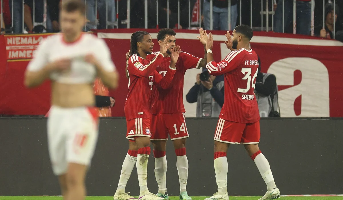 Bayern Munich goleó 6 a 1 al Leipzig y volvió a la cima de Bundesliga