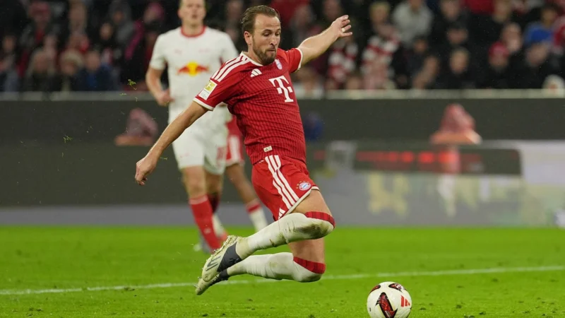 Harry Kane llegó a los 100 partidos de Bundesliga y marcó su gol 102 en el torneo