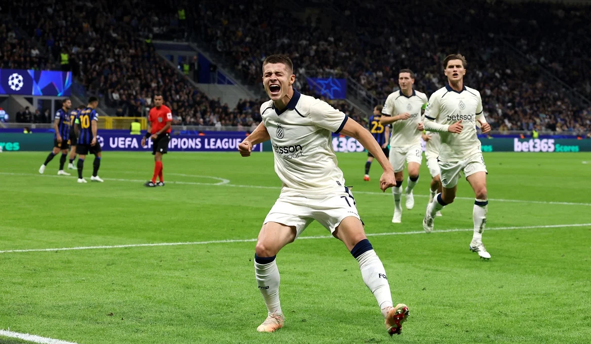 Triplete de Nicolò Tresoldi para Brujas que aprovecha el descontrol de Inter en el Giuseppe Meazza