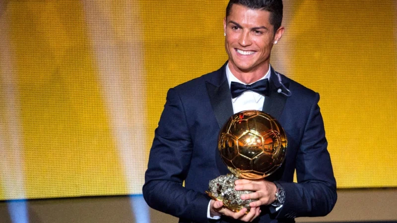 Cristiano Ronaldo ganó el Balón de Oro de Todos los Tiempos
