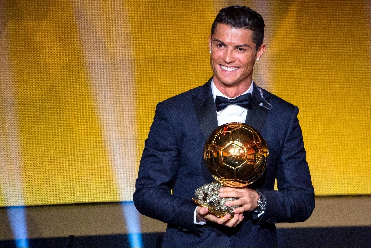 Cristiano Ronaldo ganó el Balón de Oro de Todos los Tiempos