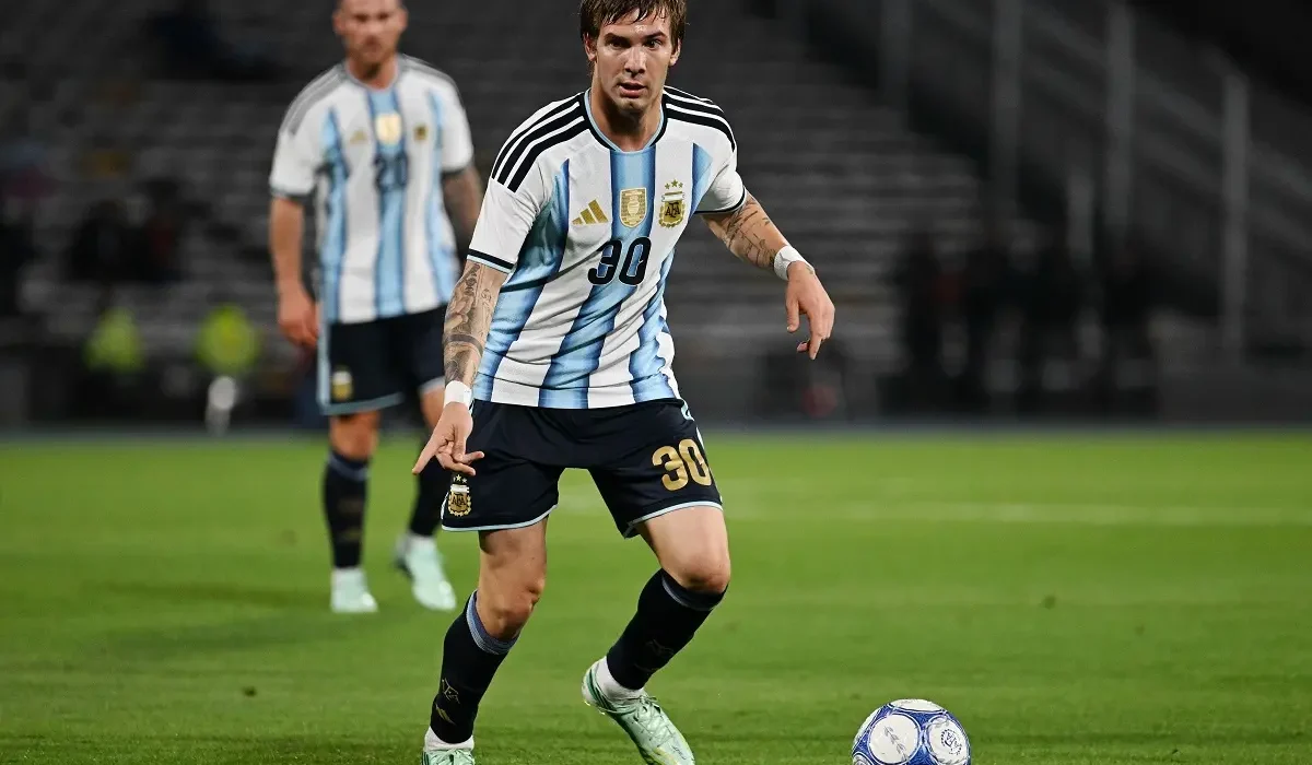 Franco Mastantuono volvió a la Selección y habló de su ausencia en el Mundial: “Es feo quedar afuera”