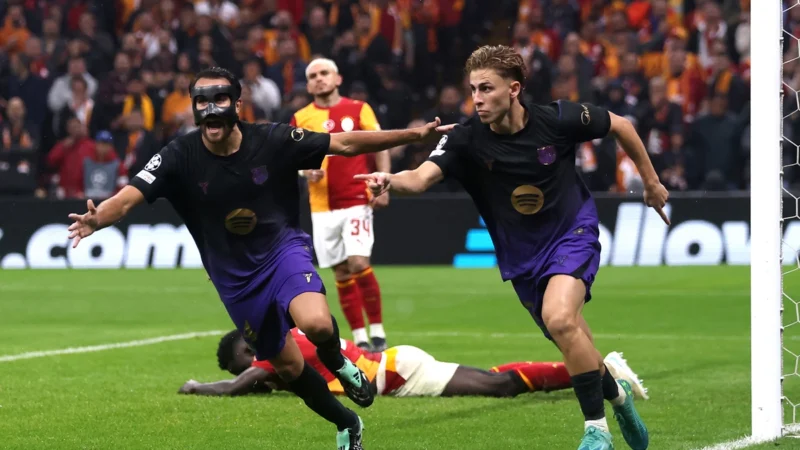 Barcelona despertó a tiempo y goleó a Galatasaray en Champions