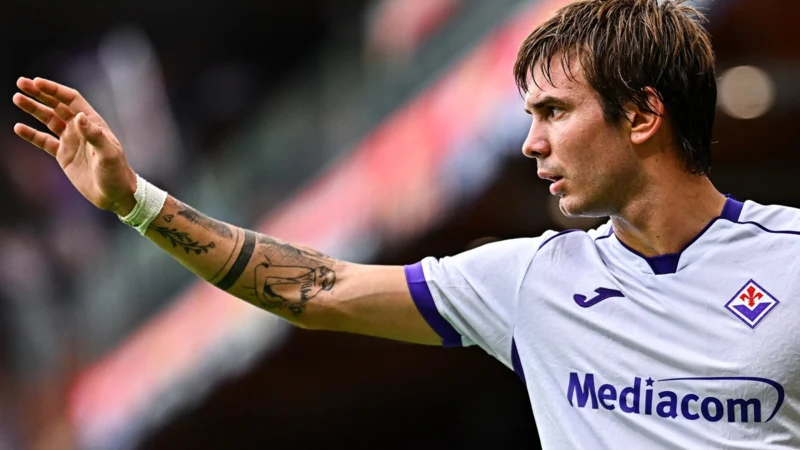 Mastantuono sufrió una fractura y fue operado en Fiorentina