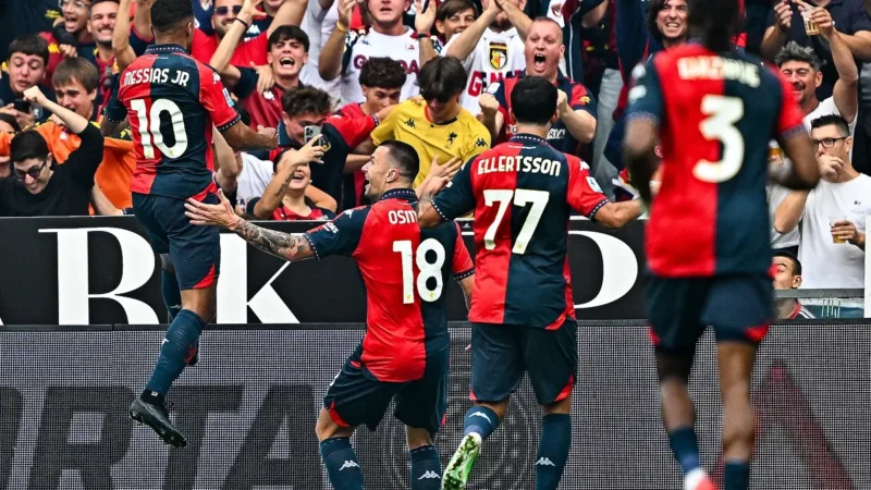 Genoa logró su primer triunfo en la temporada de Serie A ante Fiorentina: Mastantuono jugó todos los minutos