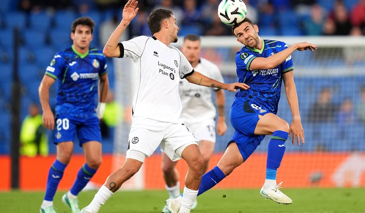 Getafe sufrió una catastrófica derrota con Lugano en Conference League