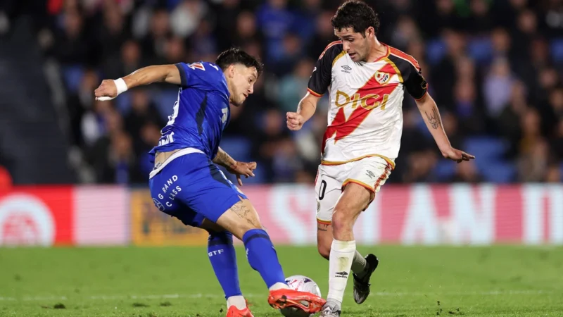 Rayo Vallecano tuvo todo para ganar y empató con Getafe