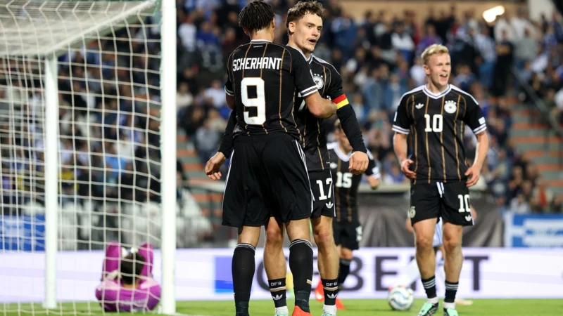Polémico gol anulado a Burkardt en Grecia – Alemania