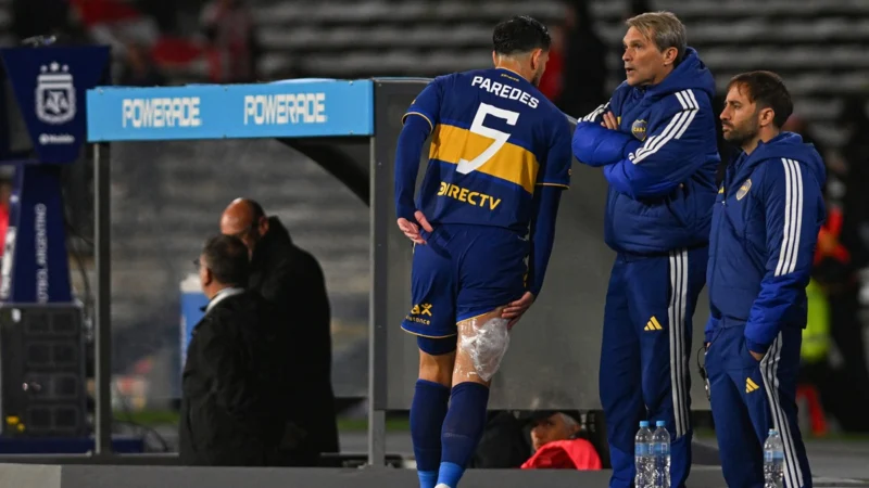 Alarma total en Boca por Leandro Paredes: lesión muscular y baja para las semifinales de Copa Sudamericana