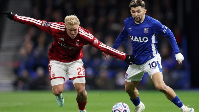 Julio Enciso volvió a marcar con Ipswich Town tras 538 días