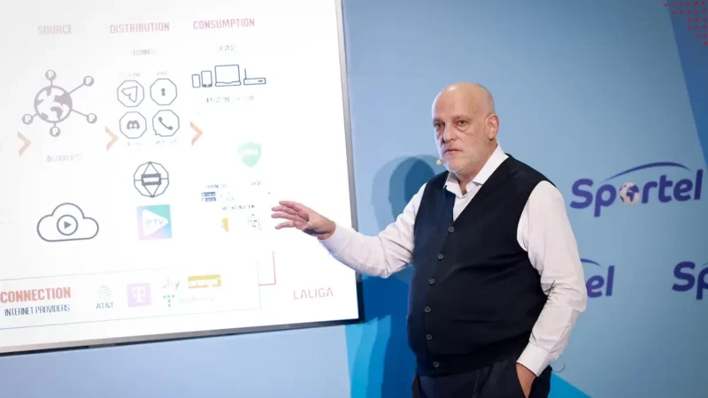 Tebas aclaró la frase sobre Goebbels y Real Madrid: «Comparo las técnicas de propaganda y no la ideología»