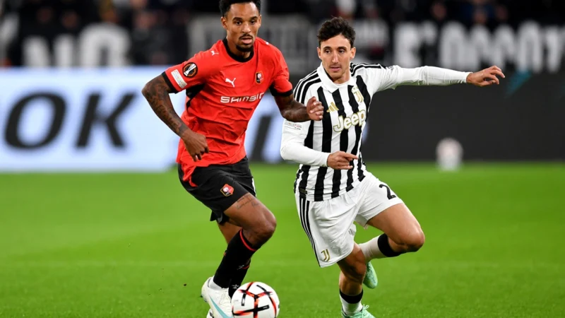 Estruendosa silbatina a Juventus que pierde con Rennes en el descanso