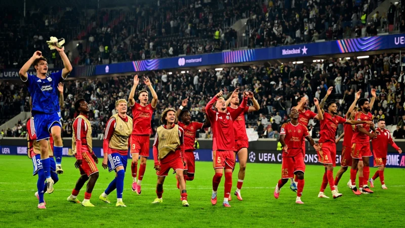 LASK dio el golpe ante Sporting y ganó su primer partido en la UEFA Champions League