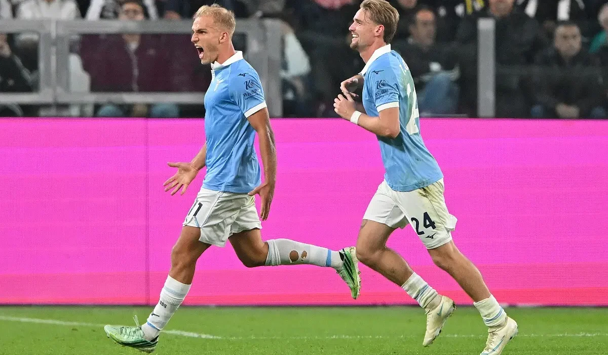 Lazio goleó a Juventus en Turín y alcanzó al Inter en la cima de la Serie A