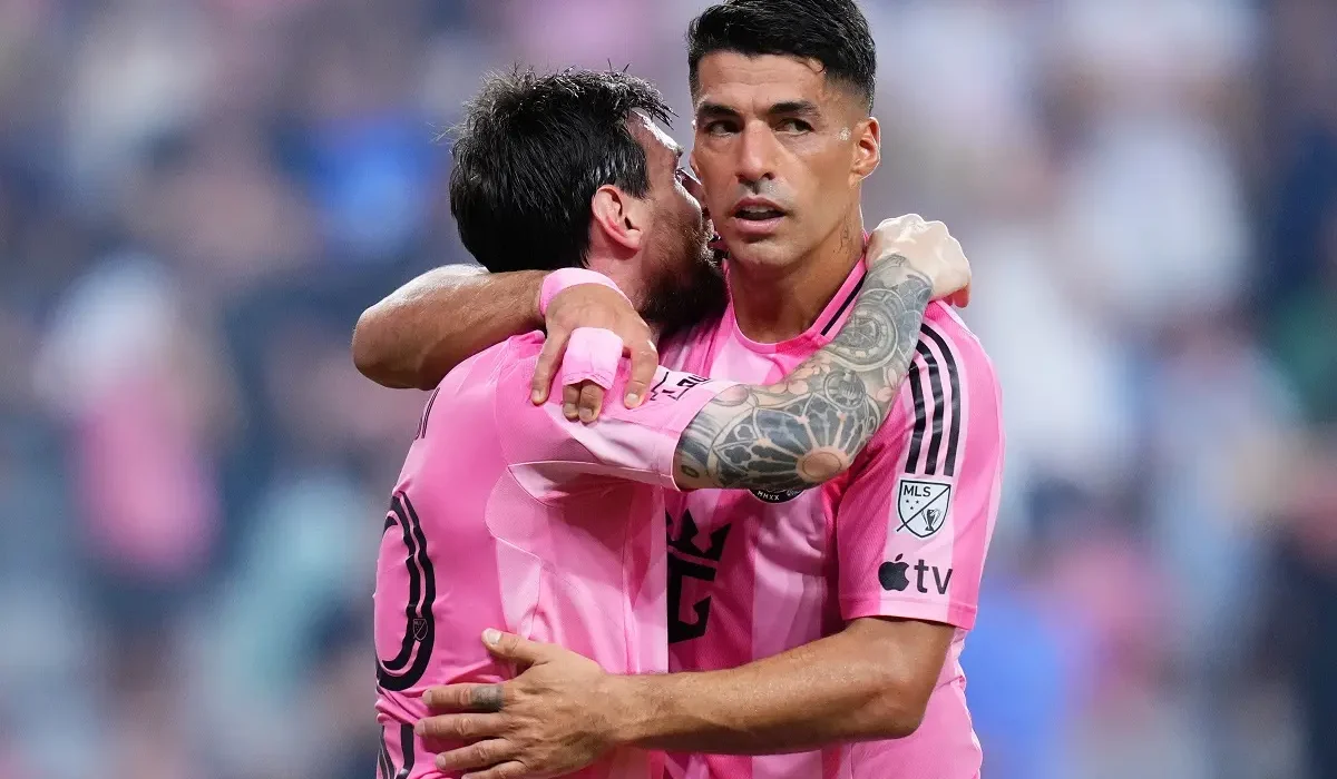 Inter Miami goleó 4-0 al DC United con dobletes de Luis Suárez y Lionel Messi