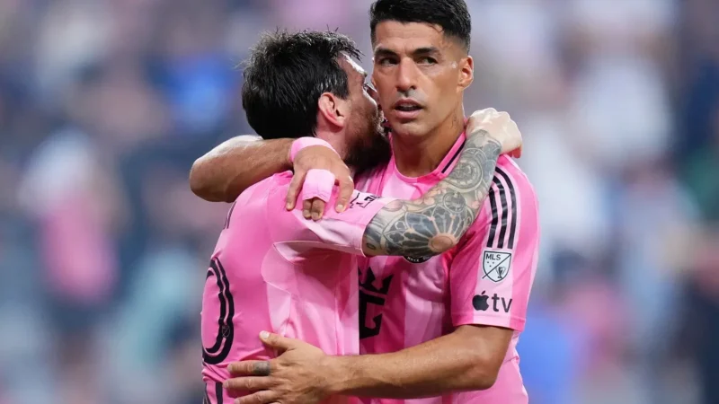 Inter Miami goleó 4-0 al DC United con dobletes de Luis Suárez y Lionel Messi