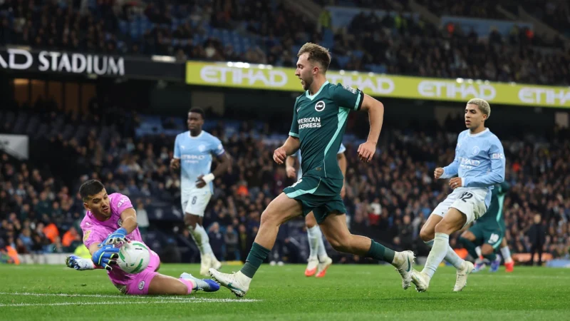 Gerónimo Rulli se lució en los penales y Manchester City avanzó en EFL Cup