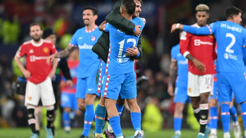 Atlético Madrid jamás perdió con Manchester United