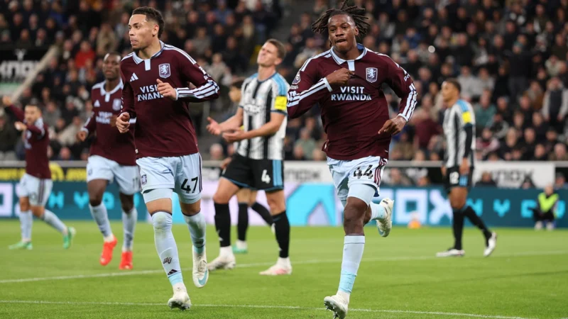 Aston Villa derrotó a Newcastle y se escapó de la zona candente de Premier League