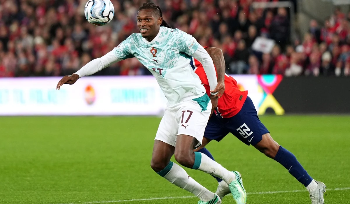 Portugal confirmó sus titulares con Rafael Leao usando la 7 de Cristiano Ronaldo