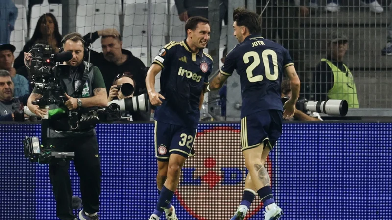 Santiago Hezze marcó para Olympiacos ante Marsella en Europa League