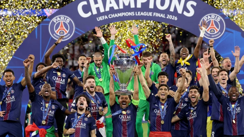 PSG volvió a ganar el premio al mejor equipo del año en la gala del Balón de Oro