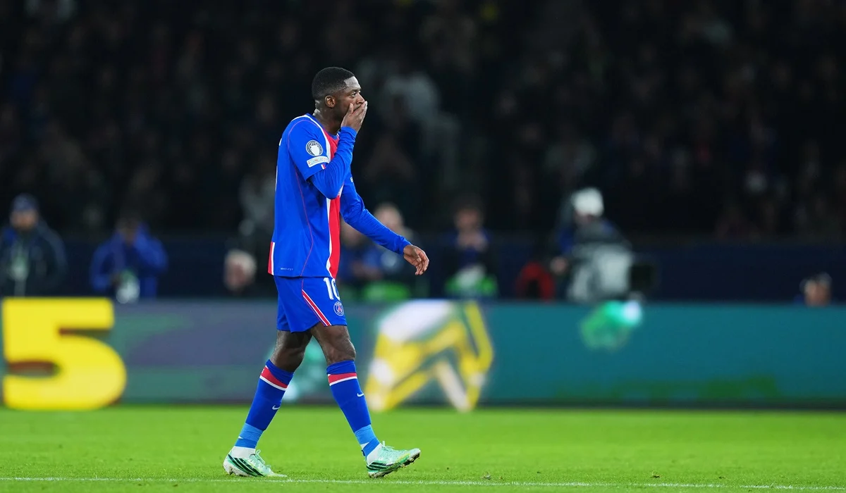 Dembélé sintió un pinchazo y salió por lesión en PSG – Barcelona
