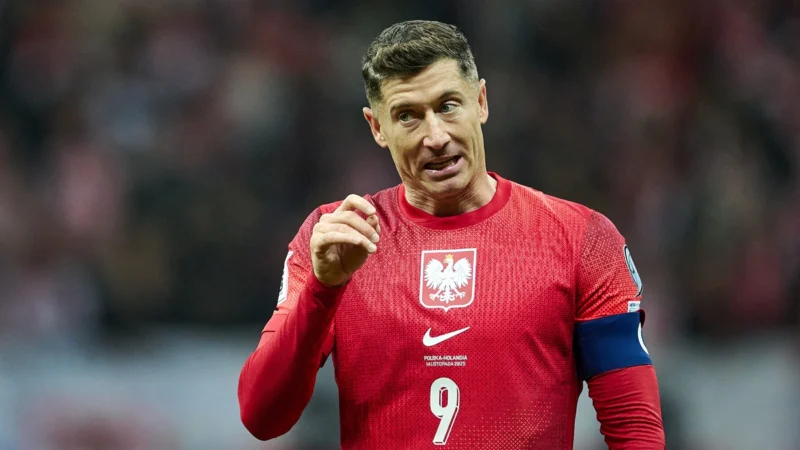Robert Lewandowski marcó su gol 90 con Polonia y es el sexto artillero histórico del fútbol de selecciones