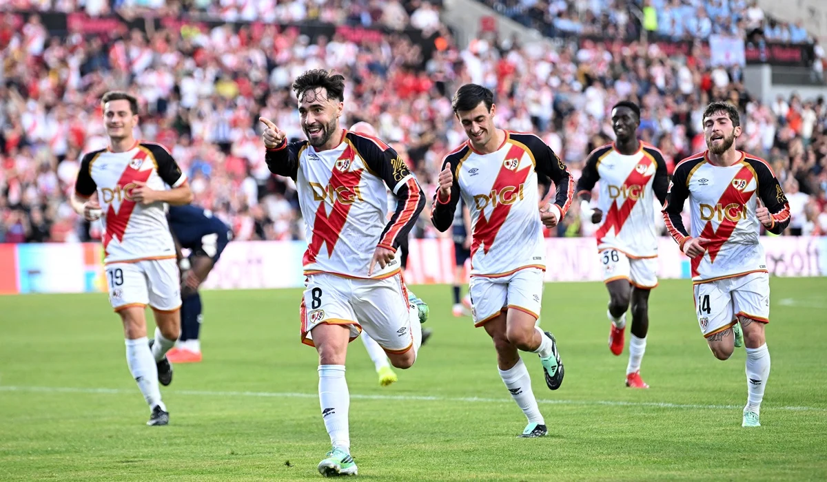 Rayo Vallecano volvió a ganar en La Liga con contundente goleada a Celta