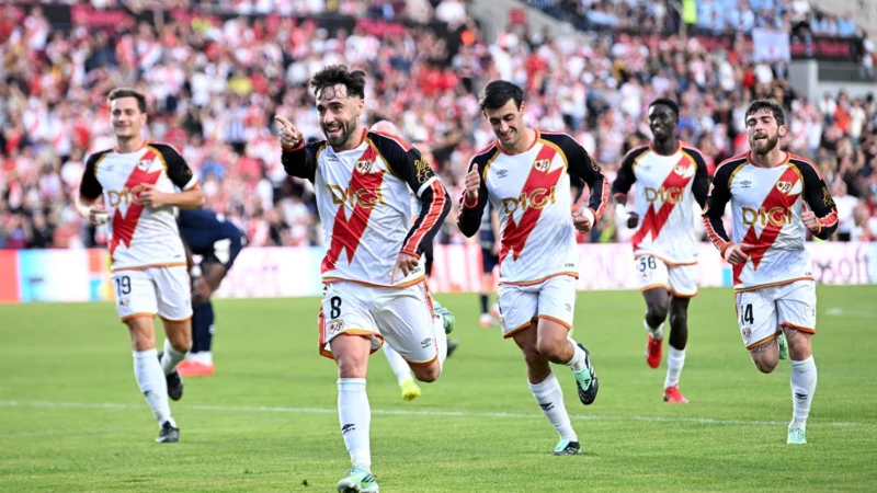 Rayo Vallecano volvió a ganar en La Liga con contundente goleada a Celta