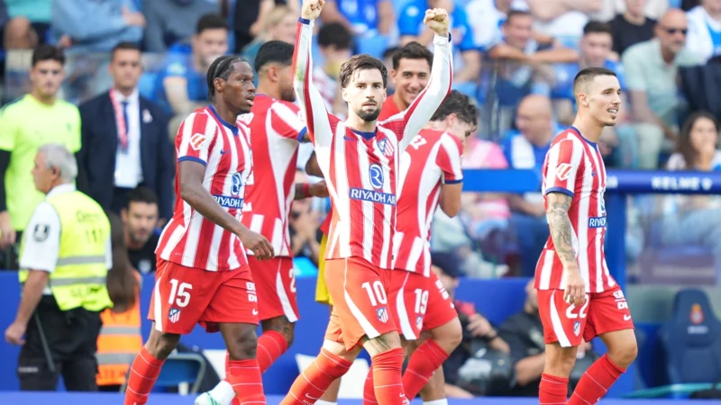 Atlético de Madrid firmó su sexto triunfo en fila con agónico gol de Baena ante Espanyol